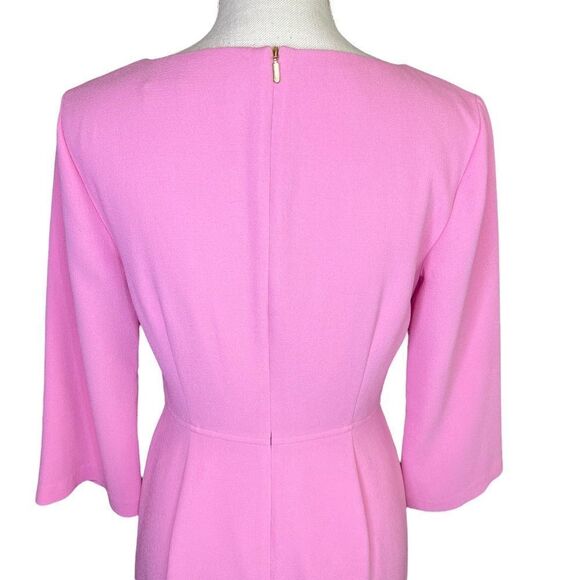 Trina Turk V-neck Noteworthy Dress Pink Size Small - Picture 5 of 12